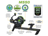 Dynamic Fluid Fitness-M550 Commercial Fluid Rower