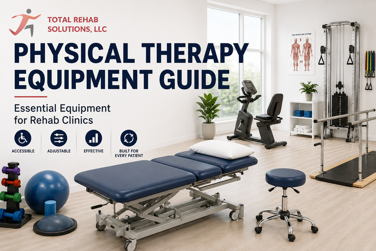 Physical therapy equipment for rehabilitation clinics and treatment facilities
