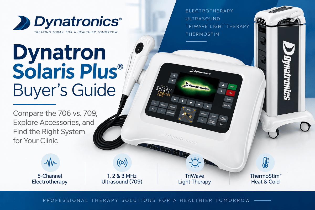 Dynatron Solaris Plus Buyer's Guide: 706 vs. 709, TriWave & ThermoStim - Total Rehab Solutions
