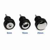 PhysioPRO Shockwave Therapy Head Sizes