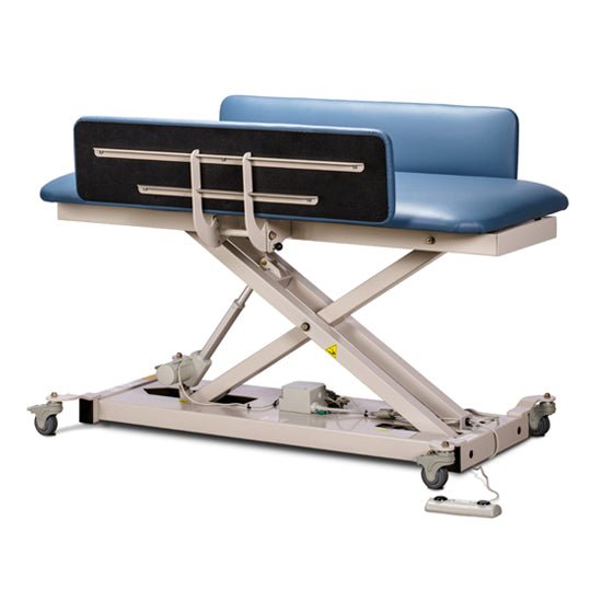 Clinton Open Base Power Table with Adjustable Backrest – Total Rehab ...