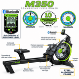 Dynamic Fluid Fitness M350 Commercial Fluid Rower - Total Rehab Solutions