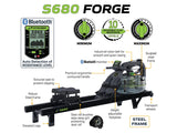 Dynamic Fluid Fitness S660 Residential Fluid Rower - Total Rehab Solutions