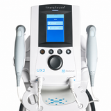 Richmar TheraTouch UX2 therapeutic ultrasound device shown on optional therapy cart