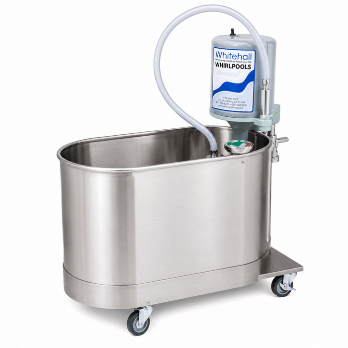 Whitehall 15 Gallon Extremity Whirlpool mobile hydrotherapy tub WHE-15-M