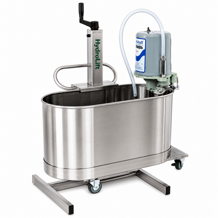 Whitehall 15 Gallon Whirlpool with HydroLift lifting system for physical therapy hydrotherapy treatments