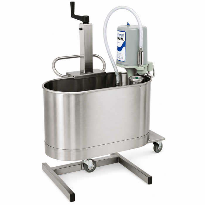 Whitehall 22 Gallon Whirlpool with HydroLift lifting system for professional physical therapy hydrotherapy treatments