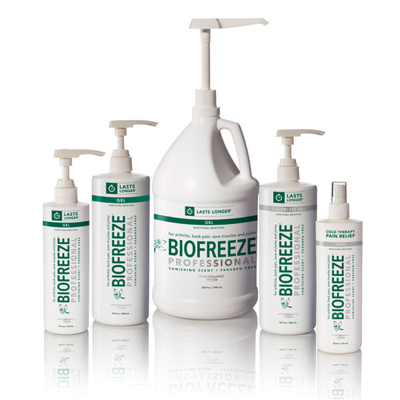 Biofreeze Professional, Traditional & Colorless, All Sizes