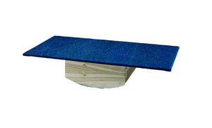 Rocker Board - Wooden with carpet - side-to-side, front-to-back combo - 30" x 60" x 12"