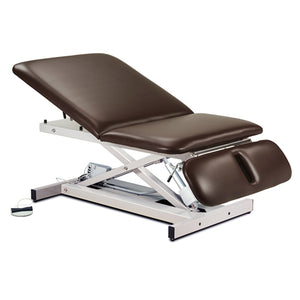 Clinton Open Base Wide Three Section Bariatric Power Table-34" & 40" Widths