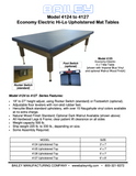 Bailey Economy Series Electric High/Low Mat Tables