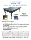 Bailey Economy Series Electric High/Low Mat Tables - Total Rehab Solutions