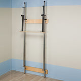 Clinton Model 3 - 3307 Wall MTD Folding Parallel Bars - Total Rehab Solutions