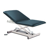 Clinton Open Base Bariatric Power Table w/ ADJ Backrest - 34" & 40" Widths - Total Rehab Solutions
