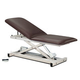 Clinton Open Base Power Table W/ADJ Backrest - 27" Width - Total Rehab Solutions