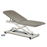 Clinton Open Base Power Table W/ADJ Backrest - 27" Width - Total Rehab Solutions