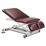 Clinton Open Base Wide Three Section Bariatric Power Table - 34" & 40" Widths - Total Rehab Solutions