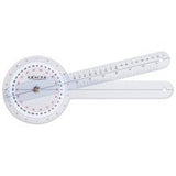 Exacta Plastic Goniometer - 360 Degree Head - 6 inch Arms - Total Rehab Solutions