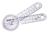 Exacta Plastic Goniometer - 360 Degree Head - 6 inch Arms - Total Rehab Solutions