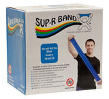 Sup - R Band® Latex Free Exercise Band - 50 yard roll - Blue - heavy: - Total Rehab Solutions