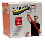 Sup - R Band® Latex Free Exercise Band - 50 yard roll - Red - light: - Total Rehab Solutions