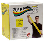 Sup - R Band® Latex Free Exercise Band - 50 yard roll - Yellow - x - light: - Total Rehab Solutions